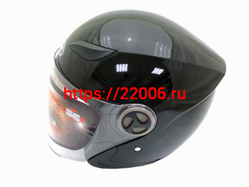 Мотошлем YM-619 черный (S)