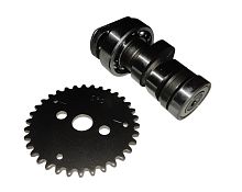 Распредвал в сборе со звездой 4х такт. GY6-180 1P62F WD180 (162F.02.200, 162F.02.213)