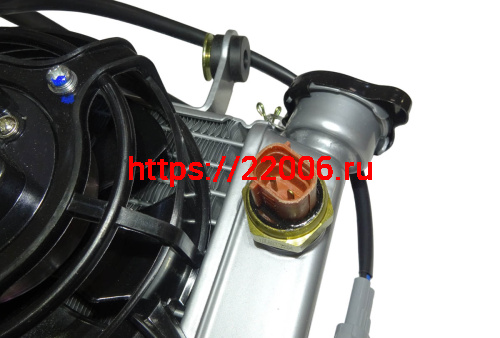 Радиатор охлаждения NC250 Zongshen ZS 177MM в сборе фото 4 Радиатор охлаждения NC250 Zongshen ZS 177MM в сборе фото 4