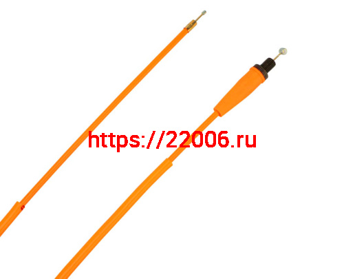 Трос газа тюнинг YMX-1, 12.9/93.5 см, питбайк, зеленый, оранжевый фото 2