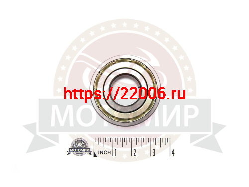 Подшипник 80203 (17х40х12) закрытый (6203ZZ) Россия