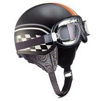 Мотошлем THH Т-62 G №1 black/white orang (XS)