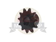 Звезда 11 зуб. (520) цепи, 15.875шаг, на вал d20мм, h28мм, шпонка 6мм, мотобуксировщик
