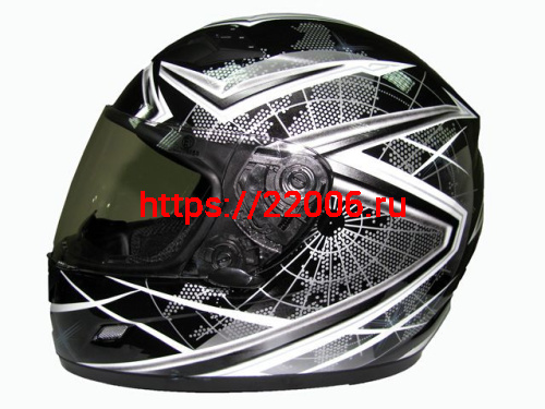 Мотошлем THH TS-39 №10 black/silver (S)