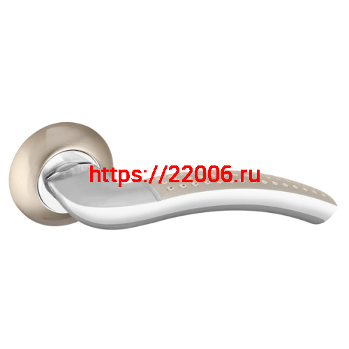 Ручка Punto (Пунто) раздельная R.TL54.LOGICA (LOGICA TL) 150mm SN/CP-3 матовый никель/хром