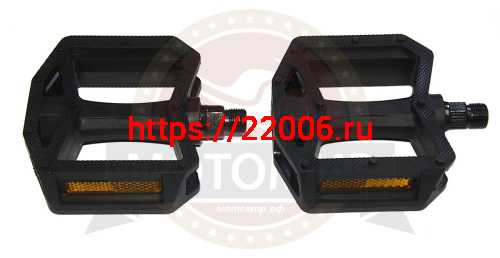 Педали Вело пластик, платформа 119х100мм, ось 9/16", черные (VP-151) Педали Вело пластик, платформа 119х100мм, ось 9/16", черные (VP-151)