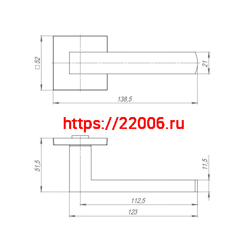 Ручка Ajax (Аякс) раздельная K.JS51.OPTIMAL SN-3 матовый никель фото 2 Ручка Ajax (Аякс) раздельная K.JS51.OPTIMAL SN-3 матовый никель фото 2
