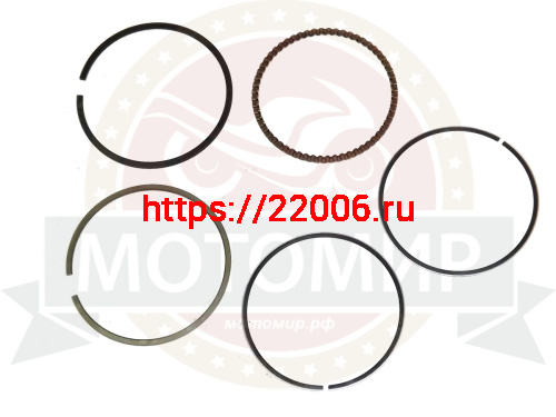 Кольца поршневые 4х такт. 57,40 мм GY6 150cc Кольца поршневые 4х такт. 57,40 мм GY6 150cc