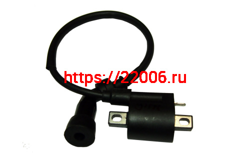 Катушка зажигания YBR125 (Zodiak) с проводом и свечным колпачком Катушка зажигания YBR125 (Zodiak) с проводом и свечным колпачком