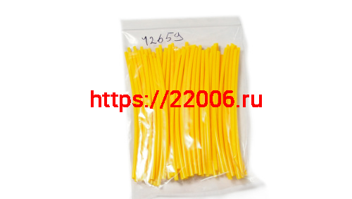 Накладки на спицы "Spoke Skins" 17/14 (компл.64шт) желтый