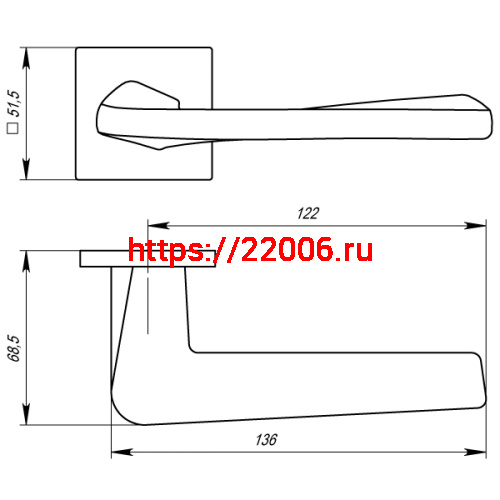 Ручка Armadillo (Армадилло) раздельная K.USS52.TORSO (TORSO USS) AB-7 бронза фото 4 Ручка Armadillo (Армадилло) раздельная K.USS52.TORSO (TORSO USS) AB-7 бронза фото 4