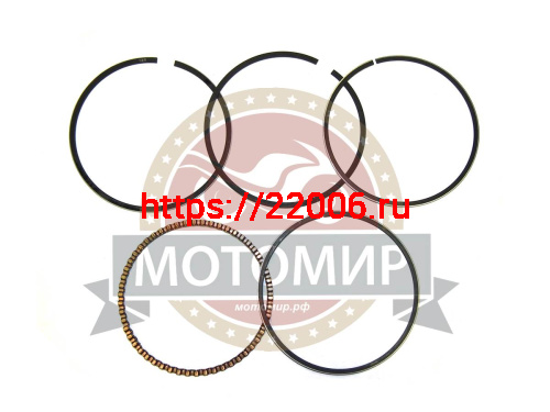 Кольца поршневые 4х такт. 65,50 мм 166FMM (НАБОР) Кольца поршневые 4х такт. 65,50 мм 166FMM (НАБОР)