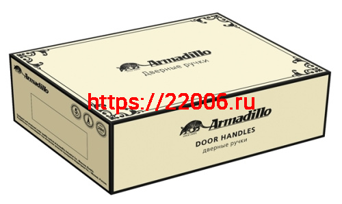 Ручка Armadillo (Армадилло) раздельная Bella CL2 СP-8 Хром фото 4