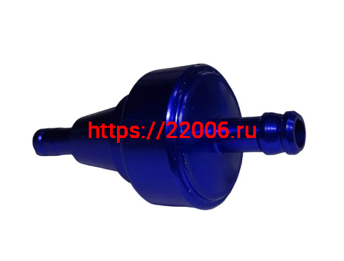 Фильтр топливный ЭКСКЛЮЗИВ в МЕТАЛЛ корпусе синий (HF9005) фото 2