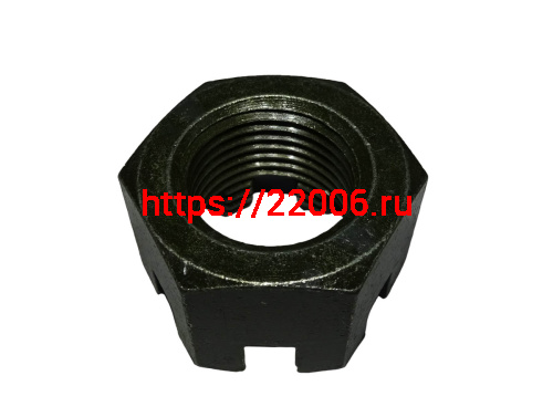 Гайка М22*2 КОРОНЧАТАЯ (ПРОРЕЗНАЯ) ГОСТ 5918-73 (DIN 935) фото 2 Гайка М22*2 КОРОНЧАТАЯ (ПРОРЕЗНАЯ) ГОСТ 5918-73 (DIN 935) фото 2