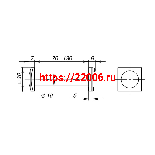 Глазок Fuaro (Фуаро) дверной, оптика пластик DV-Q 4/130-70/Z (VIEWER 4 DVQ) SSC сатинированный хром фото 2 Глазок Fuaro (Фуаро) дверной, оптика пластик DV-Q 4/130-70/Z (VIEWER 4 DVQ) SSC сатинированный хром фото 2
