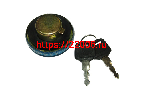 Крышка бензобака Zodiak ОВ-70 с замком, хром фото 2