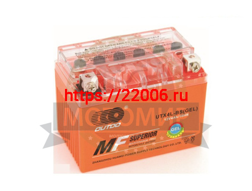 Аккумулятор 12В 20 А/ч UTX20-BS, OUTDO (177х88х154) прямая.пол, кислотный Аккумулятор 12В 20 А/ч UTX20-BS, OUTDO (177х88х154) прямая.пол, кислотный