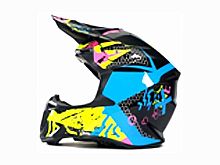 Мотошлем VIRTUE MD-902 Кросс черно-голубой (S)