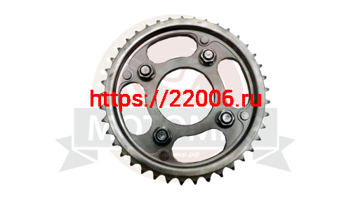 Звезда 41 зуб. (428) (d58мм, 4 отв.) цепи, задняя Cobra Crossfire в сборе с основанием фото 2 Звезда 41 зуб. (428) (d58мм, 4 отв.) цепи, задняя Cobra Crossfire в сборе с основанием фото 2