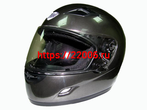 Мотошлем THH TS-39 dark silver (L)