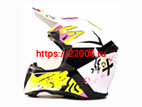 Мотошлем VIRTUE MD-902 Кросс бело-черный (M)