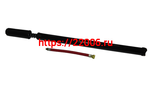 Насос вело ручной простой, длинный, со шлангом, пластмассовый, 22х400мм  легкий SF 8603B