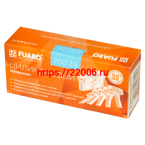 Цилиндровый Fuaro (Фуаро) механизм (200 ZA/90) 2000ZAKey90(40+10+40) CP хром 5Key фото 2 Цилиндровый Fuaro (Фуаро) механизм (200 ZA/90) 2000ZAKey90(40+10+40) CP хром 5Key фото 2