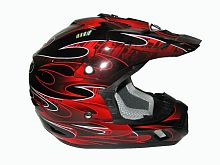 Мотошлем THH TX-12 №3 black/ red (M) kids