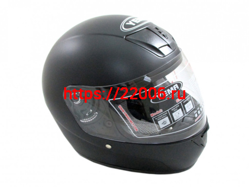 Мотошлем YM-802 черный матовый (XS)