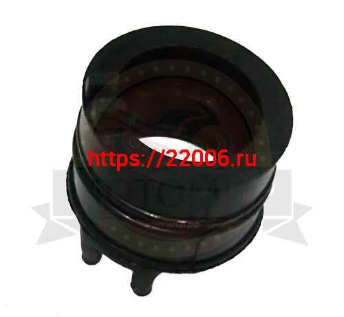Патрубок карбюратора Баджадж Боксер 150 PF581402 (резиновый соеденитель) (аналог) фото 2