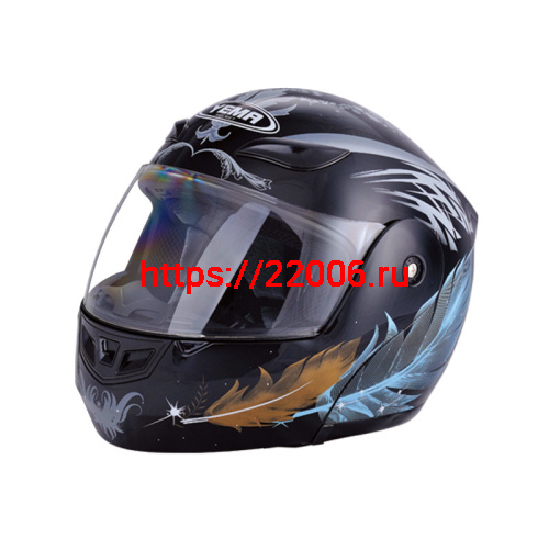 Мотошлем YM-920 перо (S)