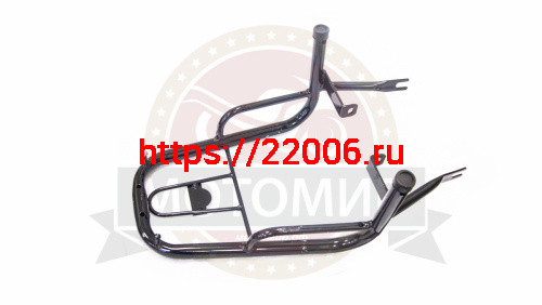 Багажник задний Альфа (верхушка без подножек) типа SWIFT/SWIFT STREET) классический, черный фото 3