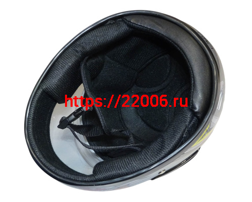 Шлем интеграл "Safelead" HF-908 (619) Детский E05 BLACK, TB-SILVER размер XL (16 шт.) фото 5