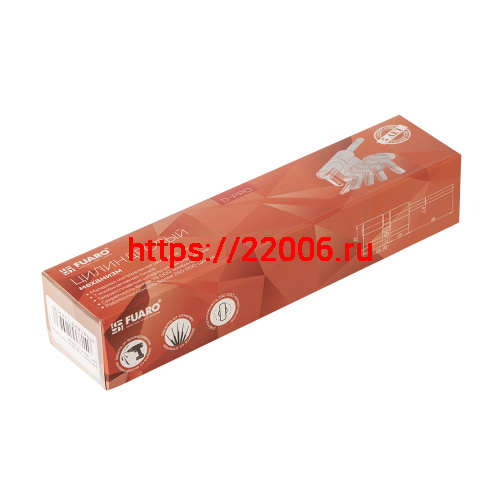 Цилиндровый Fuaro (Фуаро) механизм D-PRO5007 Tang 100 w/k (65+10+25) BL-24 черный 5Key без верт. фото 2