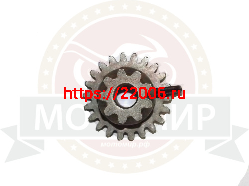 Шестерни кикстартера TB50/60 FT50QT (9зуб+22зуб) (компл) фото 2 Шестерни кикстартера TB50/60 FT50QT (9зуб+22зуб) (компл) фото 2