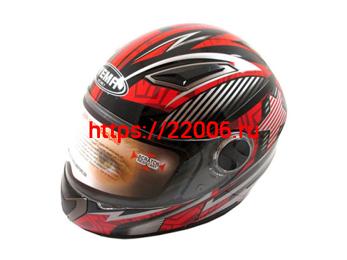 Мотошлем YM-826 черный (М)