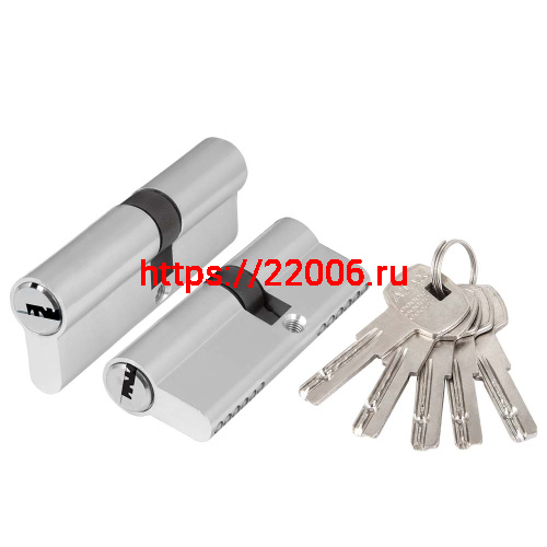 Цилиндровый Ajax (Аякс) механизм (AZ200/90) AZ2000Key90 (30+10+50) CP хром
