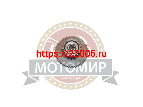 Шестерня эл. стартера двойная CG125, 157FMI  62 Z-18Z  большой блок (Хантер125, CrossFire)