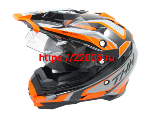 Мотошлем THH TX-27 №3 black/orange (M)