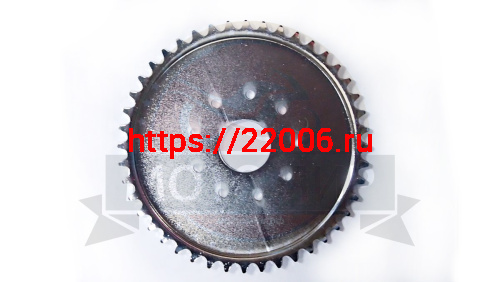 Звезда 44 зуб. (415) цепи, задняя  "Газуля" F50/72/80 голая (d54, 4 отверствия) фото 2