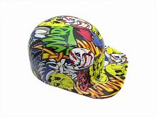 Мотошлем кепка цветной (с рисунком) (M)