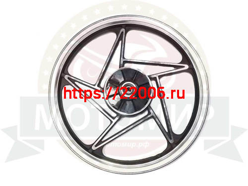 Обод 18" задний литой 1,85-18 Cobra Cross Fire (звезда) 4 колодки 130мм Обод 18" задний литой 1,85-18 Cobra Cross Fire (звезда) 4 колодки 130мм