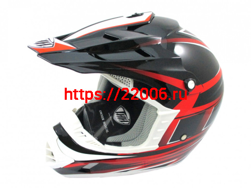 Мотошлем THH TX-12 №17 black/red (M)