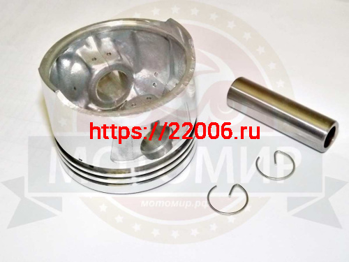 Поршень 62,00 мм 4 такт. 162FMJ Хантер (CG/CB150) h 52мм (кольца, палец d15мм, стопорн. кольца) фото 2 Поршень 62,00 мм 4 такт. 162FMJ Хантер (CG/CB150) h 52мм (кольца, палец d15мм, стопорн. кольца) фото 2