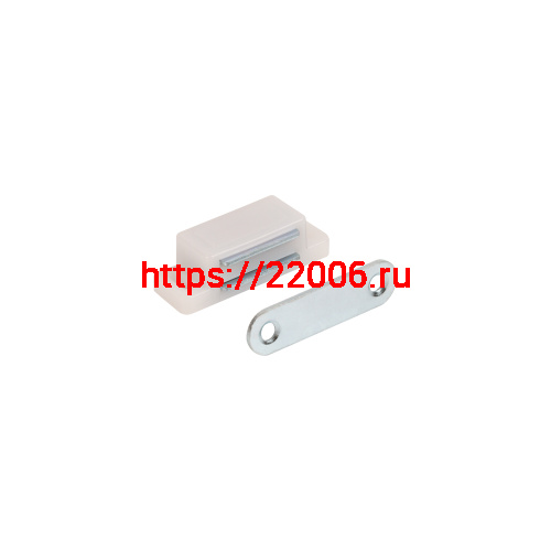 Защелка Ajax (Аякс) магнитная пластиковая ZLM15х45 WH белый Защелка Ajax (Аякс) магнитная пластиковая ZLM15х45 WH белый
