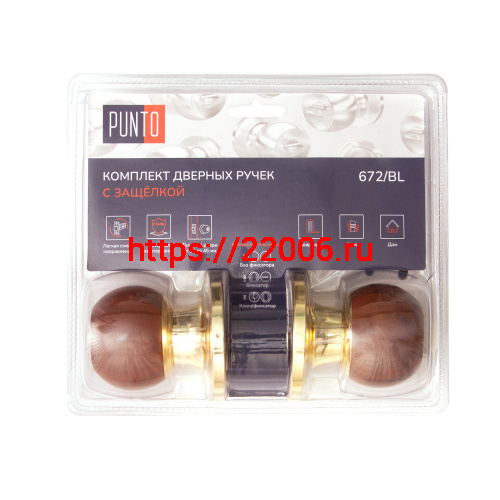 Ручка Punto (Пунто) защелка DK672/BL WD-PS (без фик.) дерево Ручка Punto (Пунто) защелка DK672/BL WD-PS (без фик.) дерево