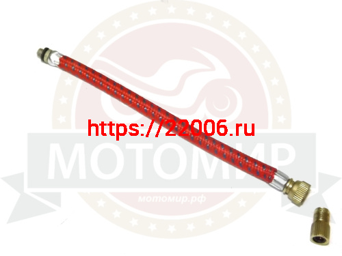 Шланг велонасоса (под золотник авто) BEE PUMP Е3 (БИ-ПАМП) с переходником под вело