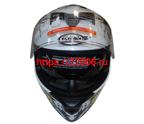Шлем интеграл FALCON F702, размер L, с очками, (уп. 6 шт.) фото 5