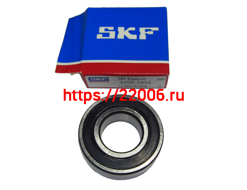 Подшипник 180205 (25х52х15) закрытый резиной (6205 2RS) Буран 098Т FKS (1564)